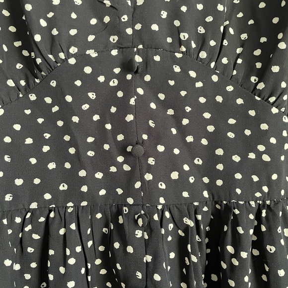 Cute Vintage Inspired Bell Sleeve Polka Dot Dress - Picture 2 of 6